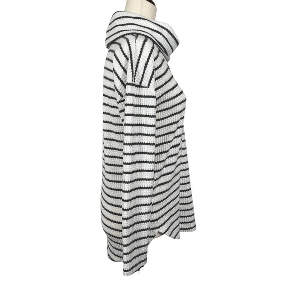 LOFT STRIPED MOCK NECK WAFFLE KNIT PULLOVER SWEATER PRE-OWNED SIZE XS - Picture 10 of 13